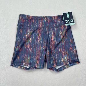 DSG Girls Youth 3" Performance Shorts Size XL Purple Mid Rise